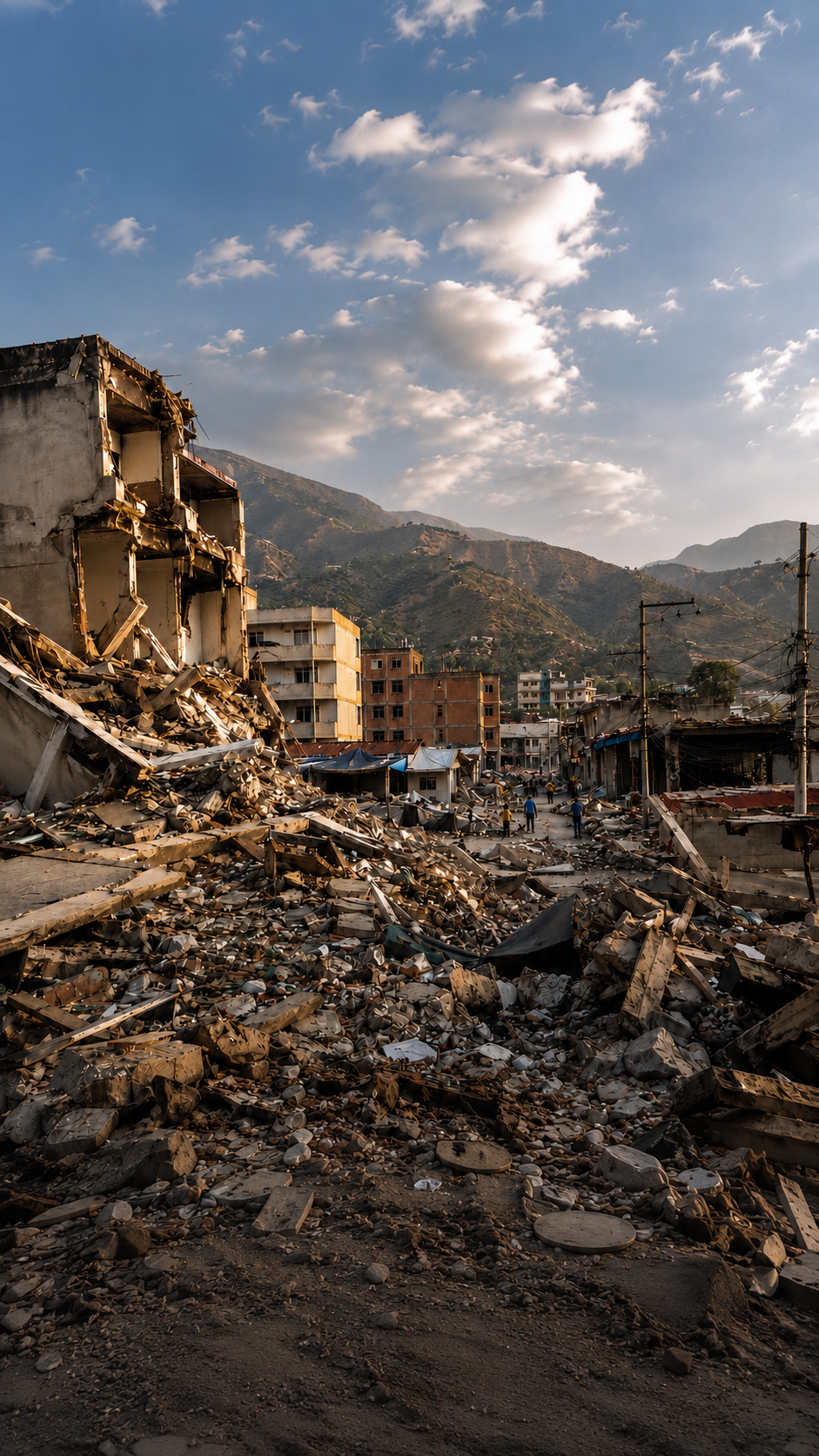 Destrucción causada por el terremoto en Venezuela